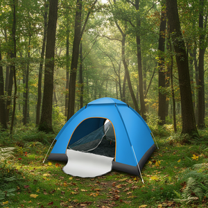 Tente de camping dôme automatique pop-up pour 3-4 personnes, ultralégère, étanche, portable, pour l'extérieur - Product Image 5
