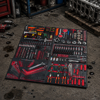 Ensemble d'outils de réparation automobile de 421 pièces, kit d'outils professionnels pour mécaniciens automobiles, clé à douille, outils à main pour l'entretien des véhicules