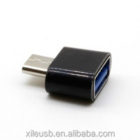 Nouvel adaptateur convertisseur Micro Type-C mâle vers USB 3.0 mâle avec gaine en PVC, charge rapide 3A pour appareil photo et ordinateur avec blindage tressé