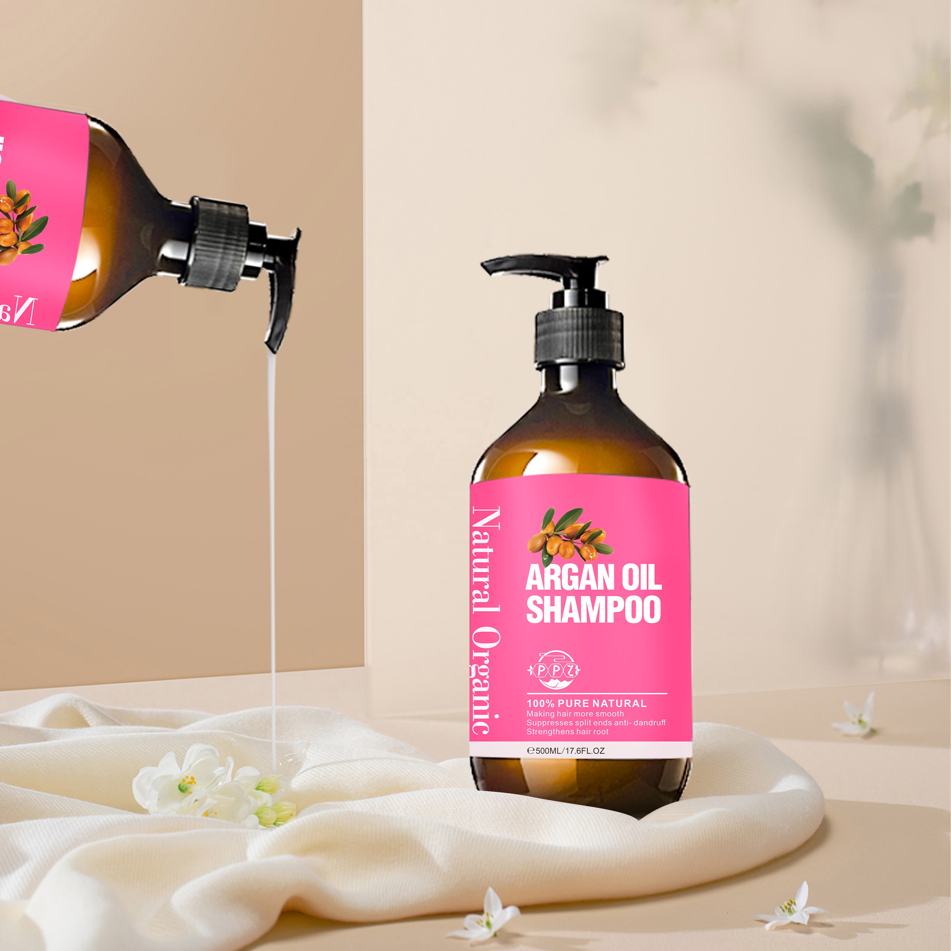 Hydraterende Shampoo Fabrikant Private Label Biologische Argan Shampoo Natuurlijke Langdurige Shampoo Met Arganolie