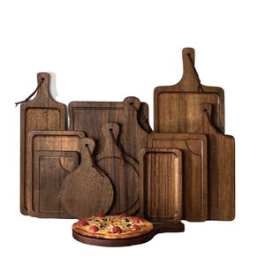 MOQ 1 pièce, plateau rond en <span class=keywords><strong>bois</strong></span> naturel personnalisé en usine pour la cuisine et la salle à manger, plateau en <span class=keywords><strong>bois</strong></span> personnalisé pour la restauration - Product Image 3