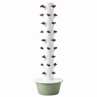 Système de culture vertical à 9 étages avec irrigation goutte à goutte pour la production de légumes en intérieur toute l'année