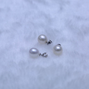 สร้อยคอมุกน้ำจืดรูปหยดน้ำ ขนาด 8.5-9.5 มม. ยี่ห้อ Zhuji พร้อมจี้เงินแท้ S925 ผู้ผลิตขายส่งสร้อยคอจี้คุณภาพ - Product Image 3