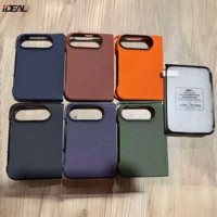 Étui de téléphone en tissu technique de luxe IDEAL Factory pour iPhone Duo, coque arrière avec support magnétique rotatif, Fundas Para Celular