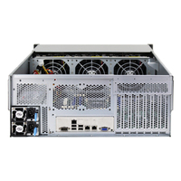 Chassis Penyimpanan Hot Swap TOPLOONG M465 24 4U 24 Bays E ATX untuk Cloud Computing, Enclosure Server NAS Rak 4U Kustom