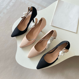 High Quality <b>Slingback</b> Pumps <b>Shoes</b> Women Heels Luxury Designer <b>Shoes</b> Women Heel Pointed Toe Pumps - Product Image 1