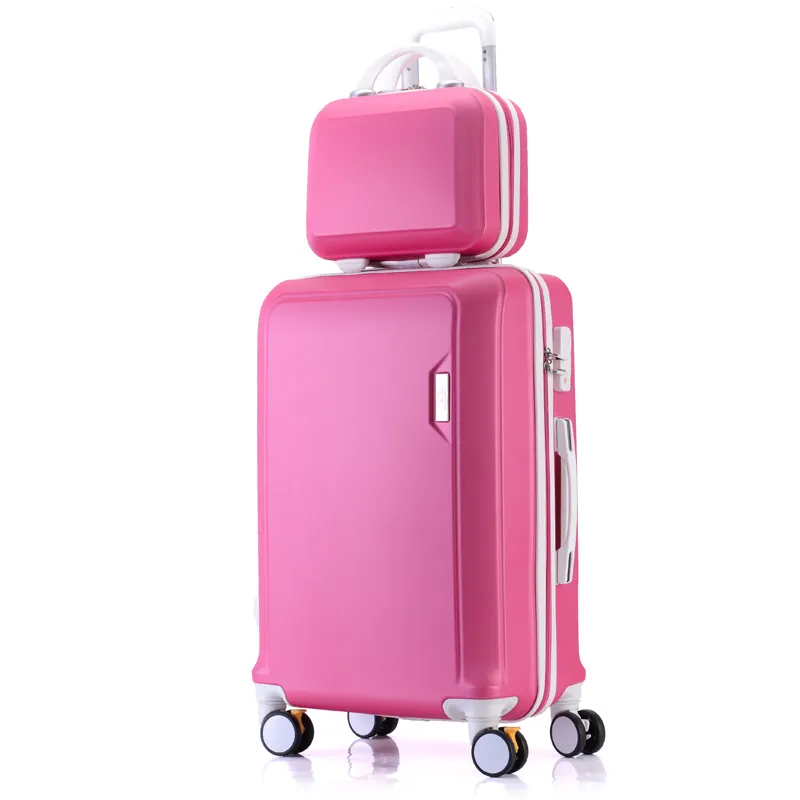 Wholesale Customized 20"24"28" zipper password lock travel trolley bags suitcase 3 pcs ABS luggage sets