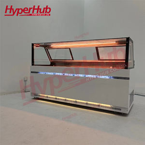 Réfrigérateur vitrine pour <span class=keywords><strong>boucherie</strong></span> à <span class=keywords><strong>prix</strong></span> raisonnable, congélateur commercial, double température, affichage, réfrigérateur pour charcuterie - Product Image 6