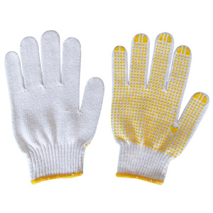 Gants en PVC blanc 600g, texture intégrale, antidérapants, gants de sécurité à usage général - Product Image 3