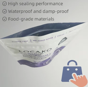 ถุงฟอยล์อะลูมิเนียมแบบมีหูจับ Flexiloop ปิดผนึกเองได้ เกรดอาหาร ยี่ห้อ TYC พิมพ์ลายตามสั่ง สำหรับบรรจุขนมและอาหาร - Product Image 3