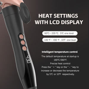 MeStar <span class=keywords><strong>Rizador</strong></span> de Pelo Profesional 2 en 1 con Revestimiento Cerámico, Plancha Onduladora de Iones Negativos de 19, 25, 32, <span class=keywords><strong>38</strong></span>, 50 <span class=keywords><strong>mm</strong></span> - Product Image 4