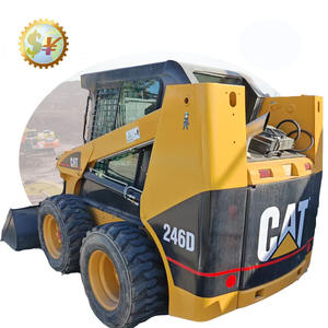Cargadora Compacta Caterpillar 246 226b 262d 246d de Japón, Minicargadora 246D2 con Martillo y Garra, Cargadora Compacta Usada 246 - Product Image 1