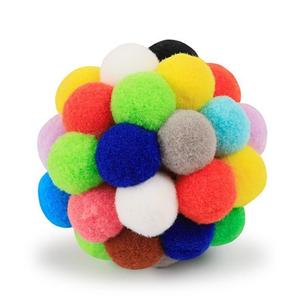 Modern Eco-Friendly Fashion <b>Cat</b> Teaser Ball <b>Toy</b> Cheap Cassimere <b>Interactive</b> Chew <b>Toy</b> with Colorful Velvet for <b>Cats</b> - Product Image 6