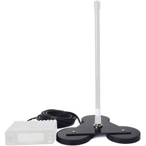 Support magnétique 390 avec câble coaxial RG58 de 4 m et connecteur UHF femelle pour émetteur-récepteur mobile de véhicule CB - Product Image 6
