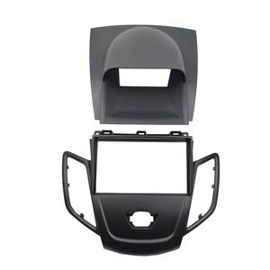 Cadre d'autoradio adapté pour FORD FIESTA 2008-2017 Double 2 Din stéréo panneau de remplacement <span class=keywords><strong>DVD</strong></span> Kit Android couverture lecteur Audio Fascia - Product Image 1