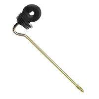 220mm verlengde schroefbare offset isolator voor elektrische omheining van veebedrijven, houten paal, UV-bestendige ringisolatoren