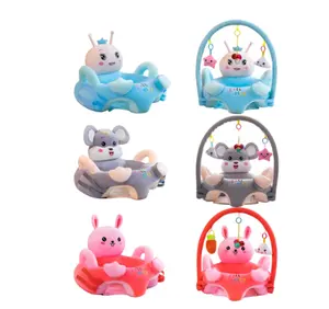 Free Sample Stuffed Baby Learn Auxiliary Sofa Cute Animals Soft Pillow cushion koala plush baby seat animal sofa playmat toys