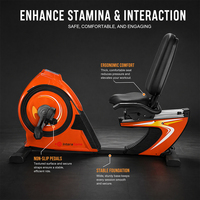 Bicicleta de Ciclismo AR Inmersiva Multijugador con Pantalla Grande, Sistema Interactivo de Bicicleta y Juego, Bicicleta de Spinning para Grupos y Familias