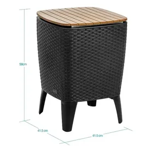 Juego Exterior Jardin Terraza 2 sillas Y Mesa hielera MQ - Product Image 2