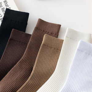 Chaussettes en coton bon marché OEM <span class=keywords><strong>de</strong></span> haute qualité à quantité minimale <span class=keywords><strong>de</strong></span> commande bas Fabricants <span class=keywords><strong>de</strong></span> chaussettes d'équipage pour femmes Chaussettes unies pour hommes à logo personnalisé - Product Image 3