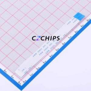 FFC0.5B-19P-100-4-8 FFC Cable (Flexible Flat Cable) P=0.5mm Connector 19P 0.5mm Reverse 10cm - Product Image 1