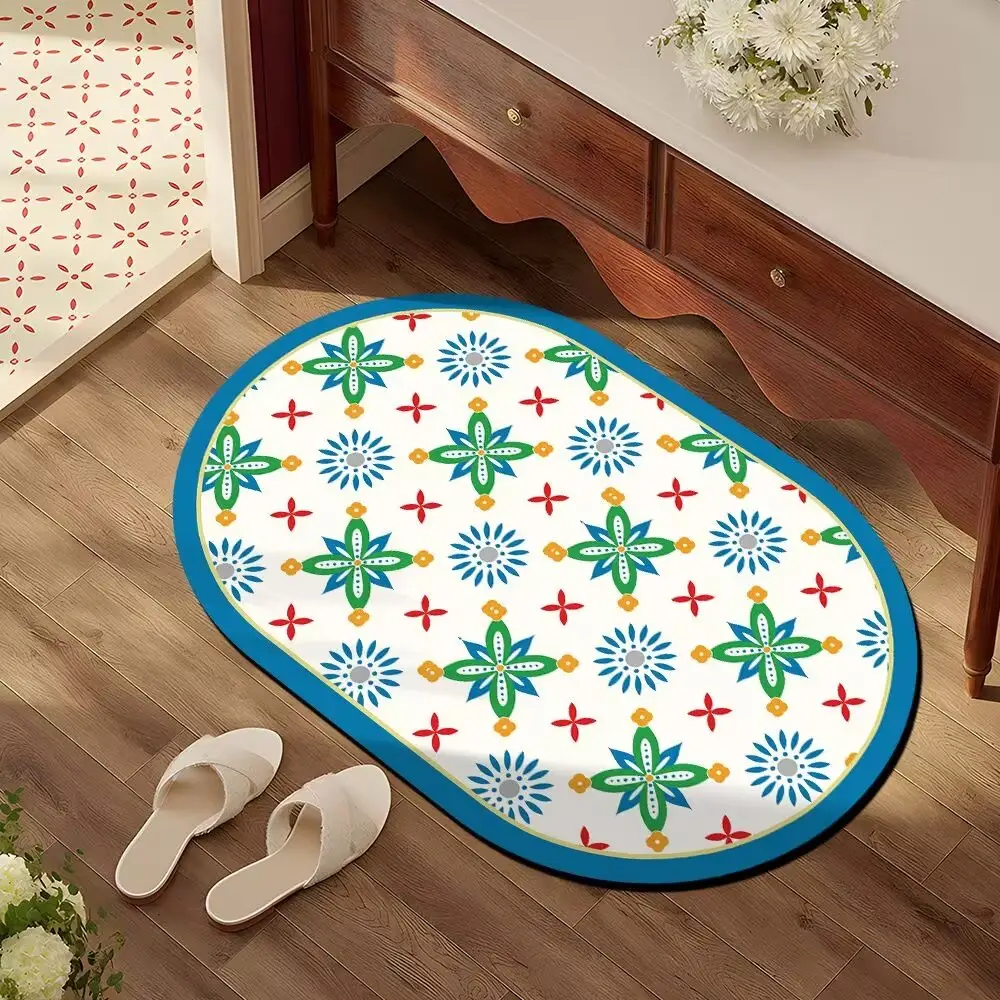 Amerikan mutfak zemin mat anti kayma yağa dayanıklı ve kir dayanıklı ayak mat yıkanabilir ve emici halı giriş mat