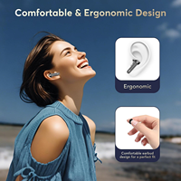 YYK-Q10 13mm grands écouteurs intra-auriculaires dynamiques conception à poignée courte écouteurs Tws sans fil antibruit avec 4 microphones HD