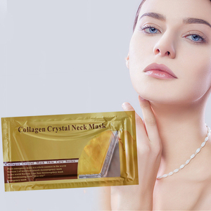 Masker Pengencang Kulit, Masker Leher Kristal Gel Kolagen Emas Tambal Perawatan Kulit Leher 24K - Product Image 6