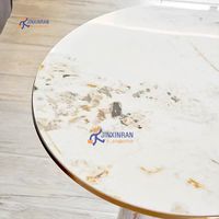 Nouvelle table basse en métal simple et élégante pour salon, design moderne minimaliste