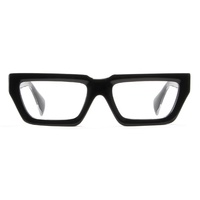 Design de marque lunettes à monture épaisse pour hommes lunettes rectangulaires surdimensionnées pour femmes acétate cristal Prescription optique