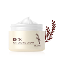 Crème pour le visage à l'essence de riz et à la céramide 30g 50g Infusée à la glycérine Nourriture profonde Améliore l'hydratation de la peau