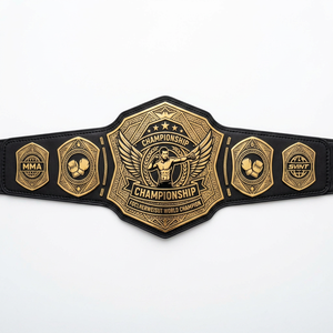 เข็มขัดหนังสำหรับชกมวย MMA เวิลด์ มิกซ์ มาร์เชียล อาร์ต Apex mma เข็มขัดแชมป์หนังเฮฟวี่เวท ขนาดผู้ใหญ่ - Product Image 1