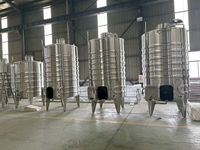 Cuves de fermentation de vin 100L-30000L Équipement viticole Usine de fabrication 500L 1000L 2000L 5000L 3000L