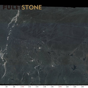 <span class=keywords><strong>Lastra</strong></span> di Quarzite Naturale Nera Brasiliana con Venature Bianche - Product Image 2