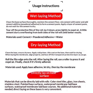 Membrana Impermeable <span class=keywords><strong>Autoadhesiva</strong></span>, <span class=keywords><strong>Tela</strong></span> de Fieltro Resistente al Aceite, Material de Reparación de Goteras en Techos, Tejas Asfálticas SBS, Aislamiento, Acero Coloreado - Product Image 3