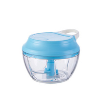 Mini hachoir manuel multifonction de haute qualité pour cuisine, coupe-légumes, pommes de terre, ail, viande, mélangeur, outil en plastique et acier