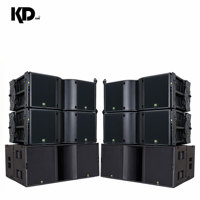 Sistema de Altavoces Line Array Profesional KD-3 Dual de 12 Pulgadas con Subwoofer Dual de 18 Pulgadas