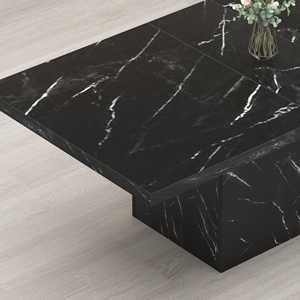 <span class=keywords><strong>Tavolo</strong></span> da pranzo contemporaneo di lusso per 4-6 mobili in marmo moderno <span class=keywords><strong>allungabile</strong></span> per appartamento Villa soggiorno <span class=keywords><strong>sala</strong></span> da pranzo cucina - Product Image 5