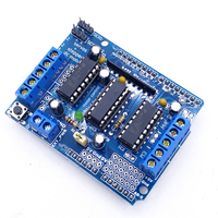 Carte de commande de moteur L293D avec 4 canaux H-Bridge pour 4 moteurs DC ou 2 moteurs pas à pas et 2 connexions servo