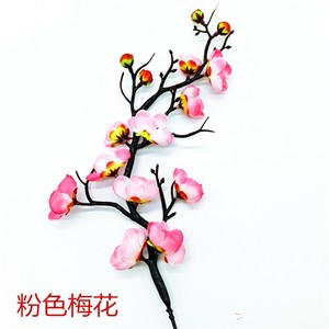 Red Plum Blossom Cake Decoration Plastic Reusable For Birthday Celebration Chinese New Year - Product Image 2