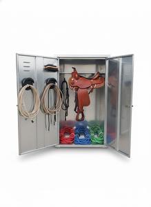 Boîte de toilettage pour chevaux en métal verrouillable, casier à équipement professionnel galvanisé pour les <span class=keywords><strong>courses</strong></span> de chevaux - Product Image 2