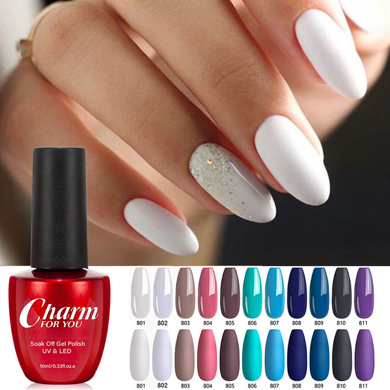 23 Colors Soak-Off UV Gel Nail Polish 10ML DIY Friendly Color Gel