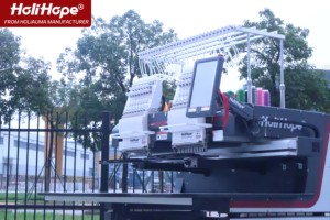 Máquina de Bordar de 2 Cabezas Holihope, Modelo Distribuidor, Nueva, con Tecnología de Pantalla Táctil, 15 Agujas, Alta Velocidad 1200 RPM, Bordado Plano/3D - Product Image 2