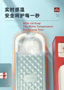 Baignoire pliante portable extérieure baignoire pliante en pvc baignoire pliante baignoire pour adultes - Product Image 4