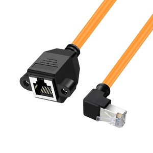 Câble d'extension réseau <span class=keywords><strong>Ethernet</strong></span> RJ45 mâle vers femelle à montage sur panneau <span class=keywords><strong>Cat</strong></span> <span class=keywords><strong>8</strong></span>, communication haute vitesse, câble RJ45 - Product Image 3