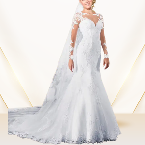 Venta al por Mayor de Vestidos de Novia de Encaje Blanco para Mujer 2023, Elegantes Vestidos de Novia para Mujer 2022 - Product Image 2