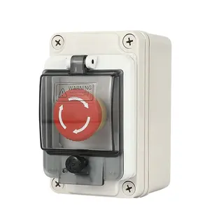 IP67 Waterproof outdoor Emergency push button Switch w junction box