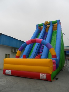 Phim hoạt hình chủ đề trượt nước <span class=keywords><strong>Inflatable</strong></span> tùy chỉnh thiết kế trẻ em sân chơi PVC Splash trượt thương mại lớp chống trượt bề mặt - Product Image 3