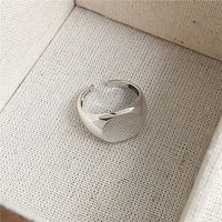 Ada Jewelry Anillo de Plata de Ley 925 para Mujer, Estilo Coreano, Acabado Liso, Anillo de Eternidad, Venta al por Mayor