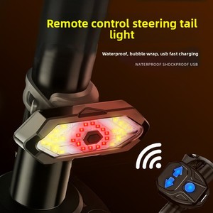 Kit de feux antibrouillard LED pour vélo de montagne électrique, clignotants de guidon, feux arrière, étanche IPX6, <span class=keywords><strong>batterie</strong></span> rechargeable - Product Image 4